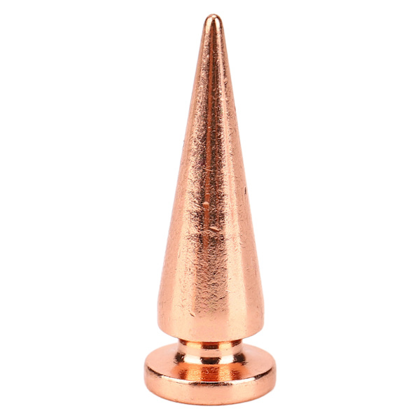100set Punk Kon Spikar Nitar Ros Guld Spetsig Galvanisering Burr Fri Klar Tråd Mässing Spikar Nitar Rock Nitar 10x29mm