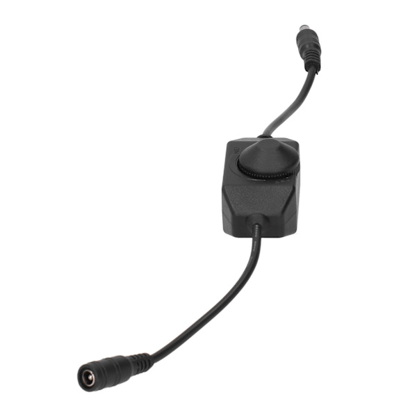 4 st 12V LED-ljusstyrka dimmerlampa steglös dimmerknapp regulator tillbehör svart