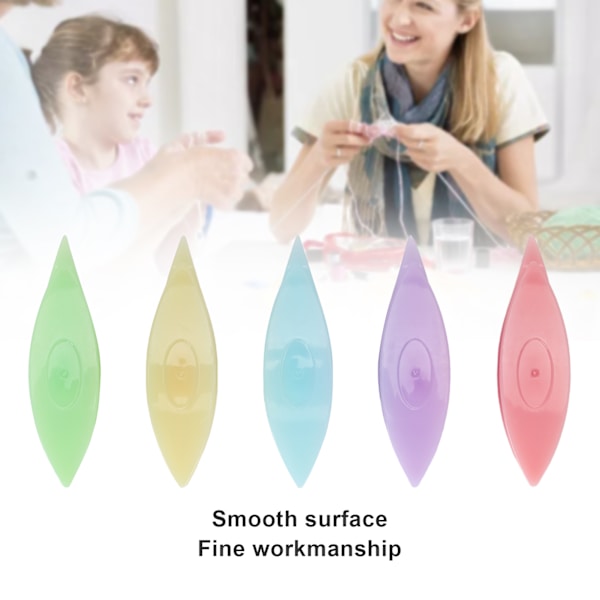 5 st Tatting Shuttle Set i Plast för Handgjord Spetstillverkning, Sytillbehör12308