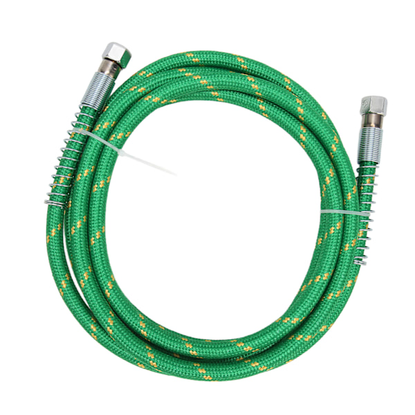 Mellantryck ångaslang Professionell 0,7Mpa Hög styrka Flexibel Silikongummi Ångrör 9,8ft Grön