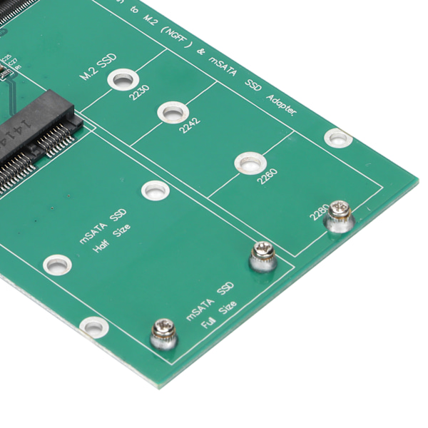 M.2 NGFF till SATA Adapter Stabil Bekväm Hållbar Robust MSATA SSD till SATA Konverterare