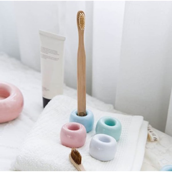 Mini keramisk tandborsthållare för badrummet, även lämplig