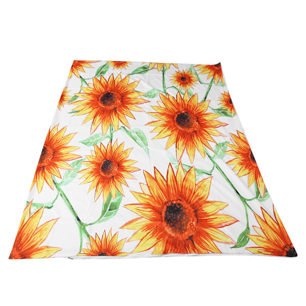 3 st/set Blomstertryckt Design Täcke med Örngott Sängkläder Set för Hem Sovrumstillbehör 220x260cm
