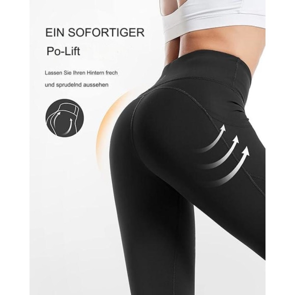 Leggings för damer, Push Up Sport Leggings Gym Sporthose, Sport Leggings