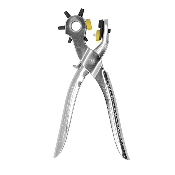 8 tum bälteshålsslag i rostfritt stål, robust, hållbar, ergonomisk design, ansträngningsbesparande värmebehandling, läderhålslag