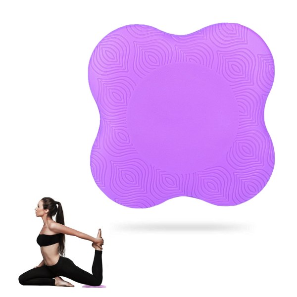 Multicolor EVA yoga fitness matta platt stöd knä knä matta