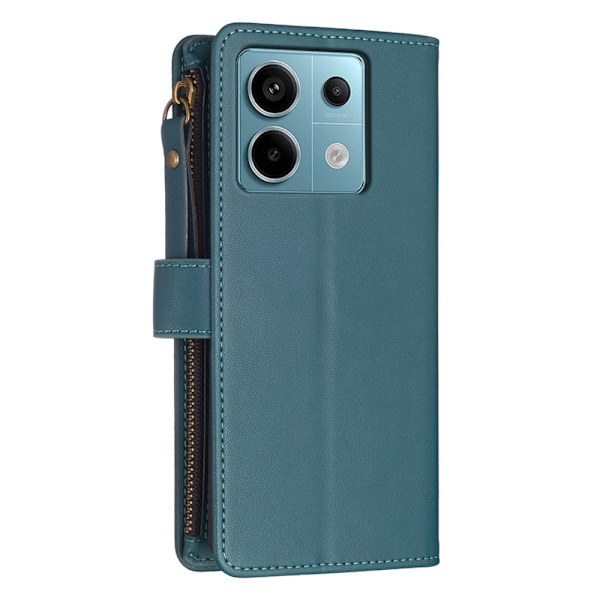 Xiaomi Redmi Note 13 Pro 5G Big Wallet 11-FACK Plånboksfodral - Grön Grön