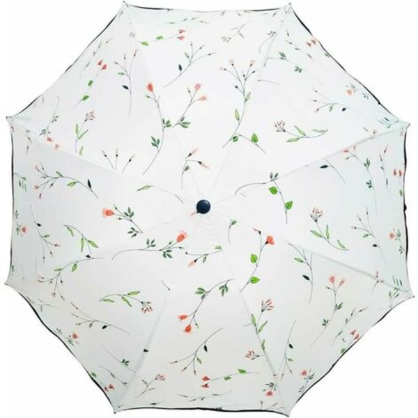 Paraply Anti Uv Fällbara Paraplyer Dam Ombrelle Femme Pliant Sommar Solskydd Trippel Uv-skydd Begonia Parasoller Paraplyer För Kvinnor