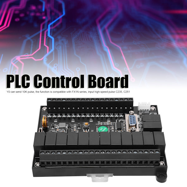 PLC-styrenhet Programmerbar styrenhet Fördröjningsrelämodul med analog FX1N‑30MR DC10‑28V