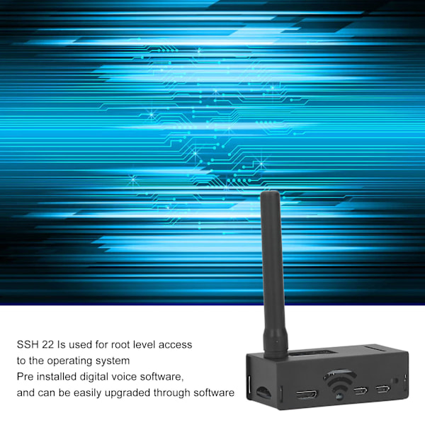 Hotspot Spot Radiostation 16G Minneskort OLED-skärm LED-indikator MMDVM Hotspot-modul