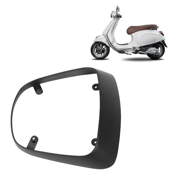 Motorcykel LED Baklykta Skydd ABS Skyddande Ram Ersättning för VESPA SPRINT PRIMAVERA 150 2018‑2020 Blank Svart