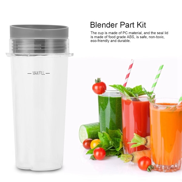 Diskmaskinssäkra Ersättningsmuggar för Blender, Tritan-materialmuggar för Krossning av Hela Livsmedel, BPA-fria Material för Hälsomedvetna Blenders, Portabla