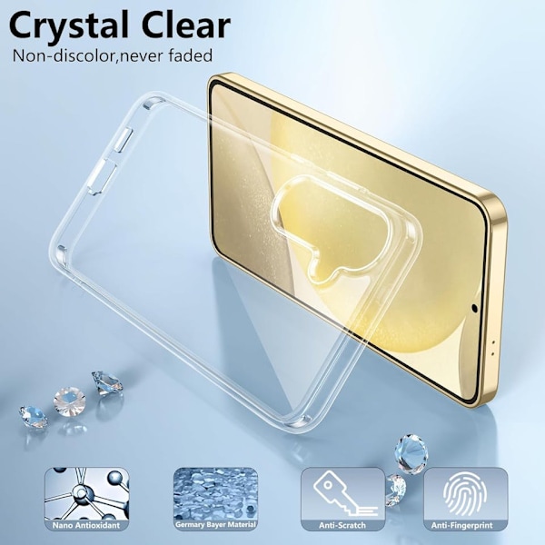 Samsung S24 Transparent TPU Case - Slim & Protective