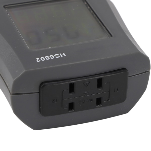 HS6802 Dubbelkanal Digital Termometer Handhållen Hög Noggrannhet LCD-Display Temperaturmätningsutrustning för J T E N Typ