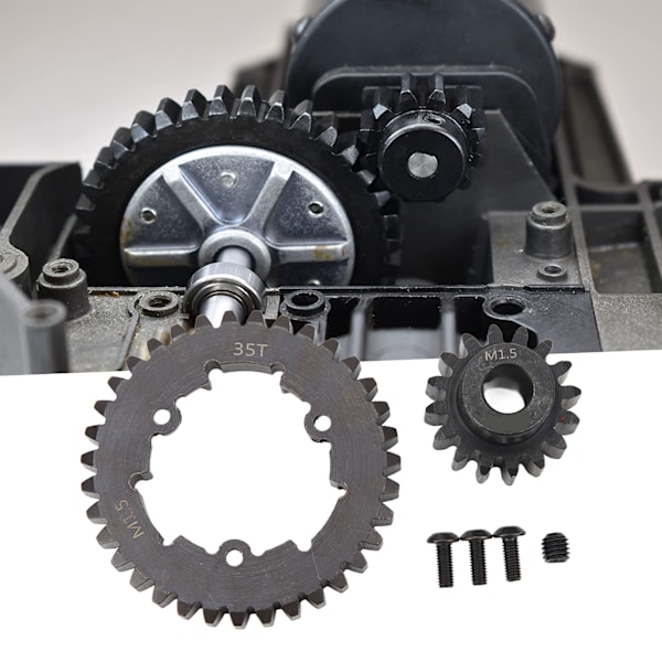 35T kugghjulssats i stål för RC-spårväxel, drev för TRAXXAS X Maxx 6S 8S 1/5 RC-bil 17T