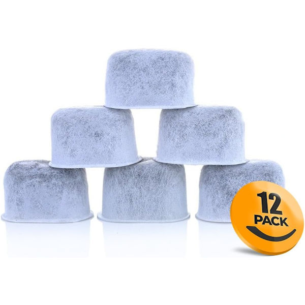 12-pack ersättningsvattenfilter universell passform (INTE CUISINART) Keurig-kompatibla filter - Ersättningskolvattenfilter för kaffemaskiner