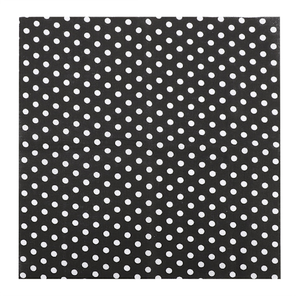 7 st 50*50 cm bomullstyg DIY blandade rutor förskurna sängkläder kit kvartsbunt (svart)