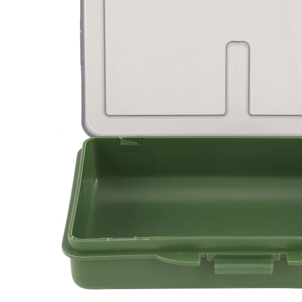 2 st fiskekrok bete gadget låda mini PP förvaringslåda för fiskeutrustning tillbehör 1 fack