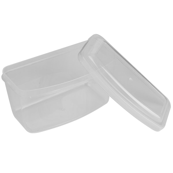 2 st PP plastförvaringslåda simglasögonlåda dammtät glasögonfodral för dykning snorkling utrustning transparent