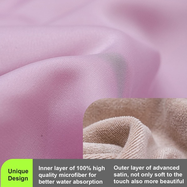 Hårhandduk för kvinnor, Anti-Frizz Instant Dry Hårhandduk,