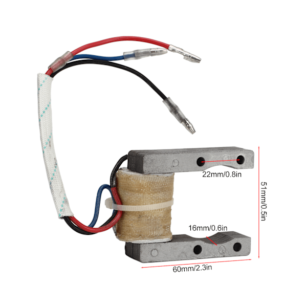 3-trådig tändspole med tändstift 12V Ersättning för 49cc 50cc 60cc 66cc 80cc 2-taktsmotor Motoriserad cykel