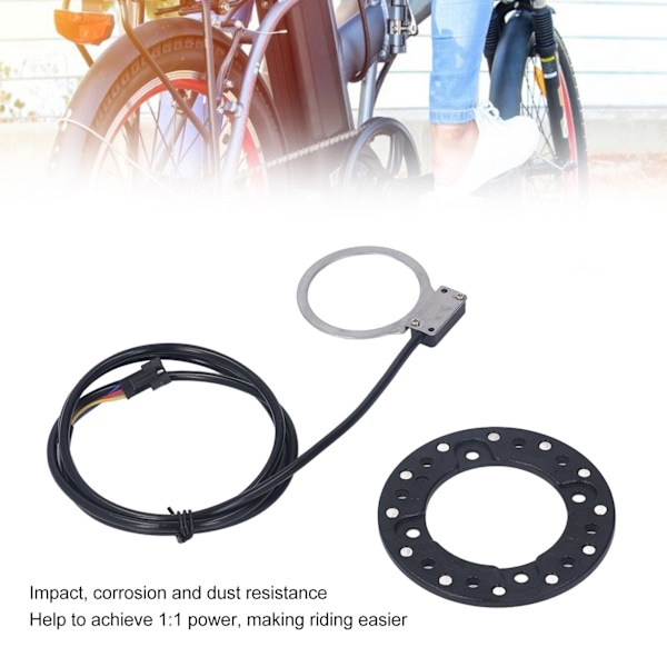 Cykelkraftpedal Assist Sensor Dammtät Kompakt Dubbel Magnetkrets Lätt Puls Booster Sensor