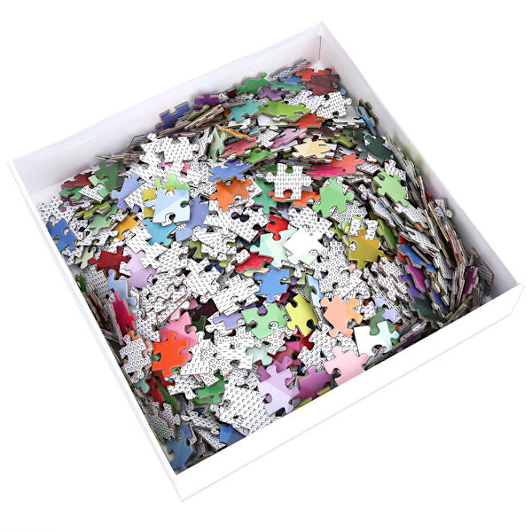 1000 st Gradient Färg Jigsaw Pussel Montering Bild Leksak Barn Vuxna Pedagogisk Leksak