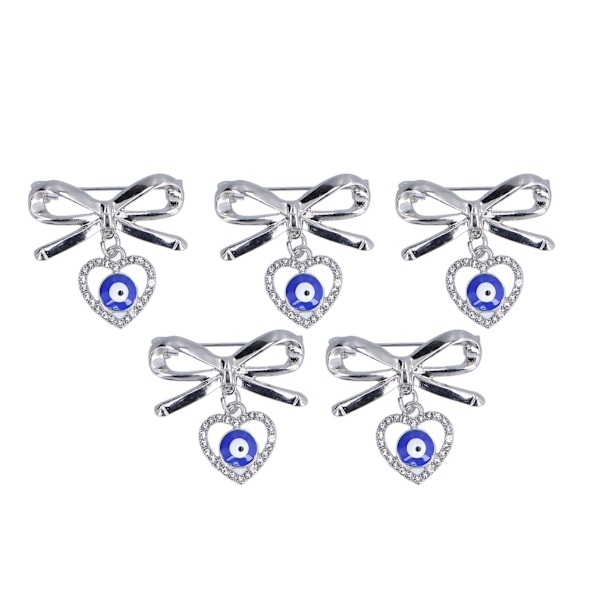 5 st Demon Eye Brosch Unik Design Iögonfallande Premium Material Demon Eye Brosch för Hemma Dating Shopping