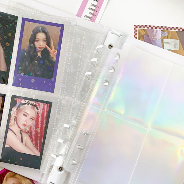Fotoalbum Kpop, Frostat fotoalbum med lösblad, Postkort Fotoalbum Kamera