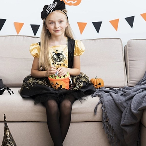 Halloween pannband Livsliknande hand Skelett Skalle Skada Läskig Kostym Dekoration för fest 6104