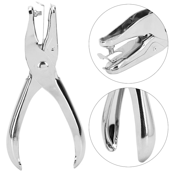 Hobby Pappershålslag För Skola Standard, Hållbar Solid Metallkonstruktion Med Förnicklad Finish, Snabbt Hålslag Och Spånhållare För