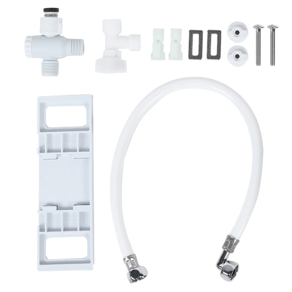 Manuell bidétoalettstol NonElectric Bidet Attachment Dubbelt munstyckssystem Passar runda toaletter