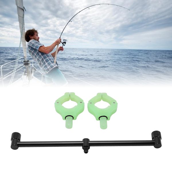 Fiske Spöhållare Lätt Magnetisk Fäste Huvud Fiske Spö Svansstöd Hållare Verktyg Tillbehör(2 Huvud 30cm 11.8in Fäste 2x Fäste Huvud )