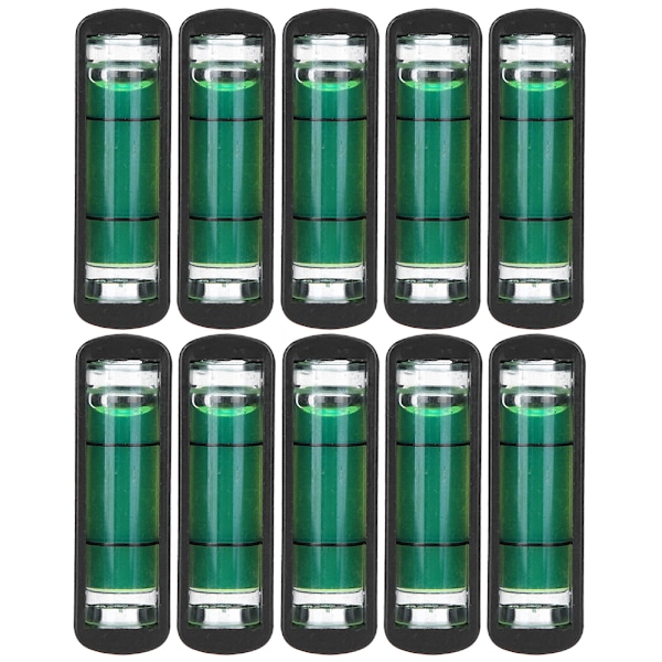 10 st Mini Plastfäste Nivå Hög Noggrannhet Justering Kamera Stativ Horisontell