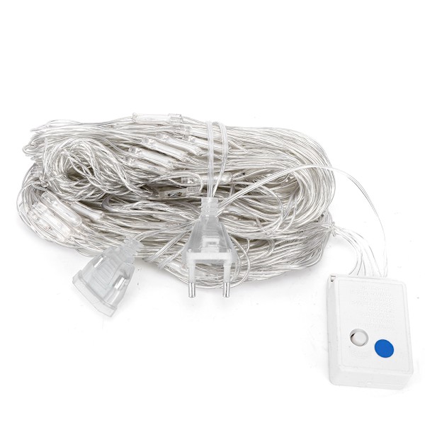 2x2m 144LED Nätljus LED Dekorativt Nätljus Inomhus Utomhus Dekoration EU-kontakt 220V Färgglad