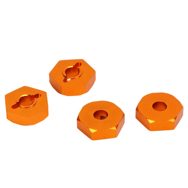 4 st 12mm Hex Nav Adaptrar i Aluminiumlegering med Axelstift för TRAXXAS 1/16 RC Bildelar