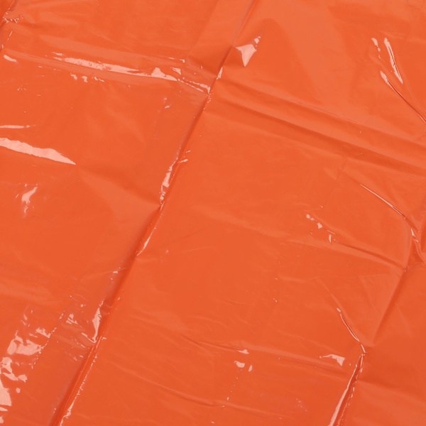Nödponcho Utomhus Återanvändbar Orange Nöd Vattentät Isolerad Poncho Filt med Visselpipa Förvaringsväska