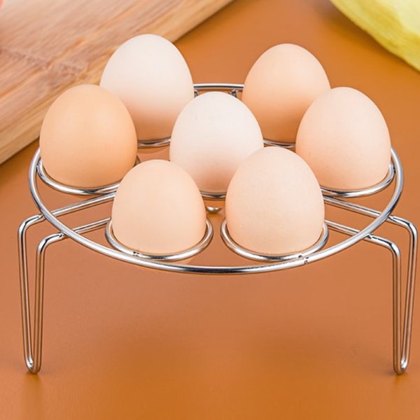 Äggställ i rostfritt stål för Instant Pot Egg Baskets Steamer R 8cm