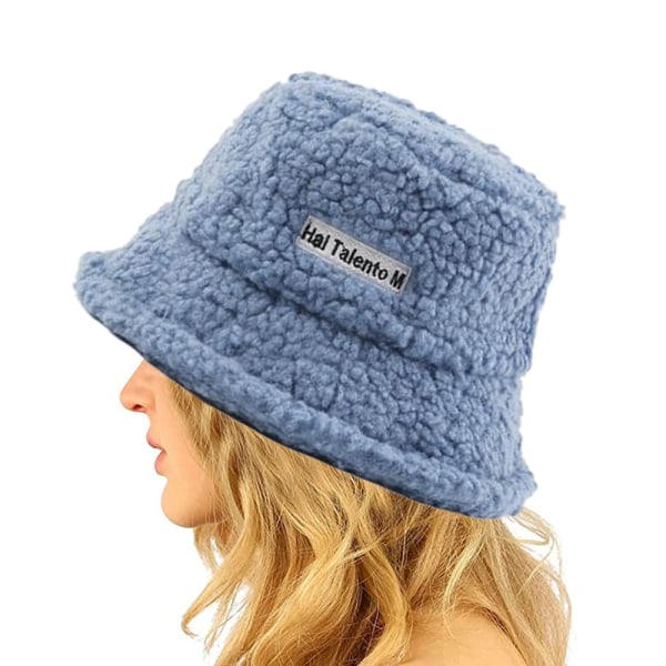 Kvinnors varm Cloche Hat Solid Winter Bucket Hats