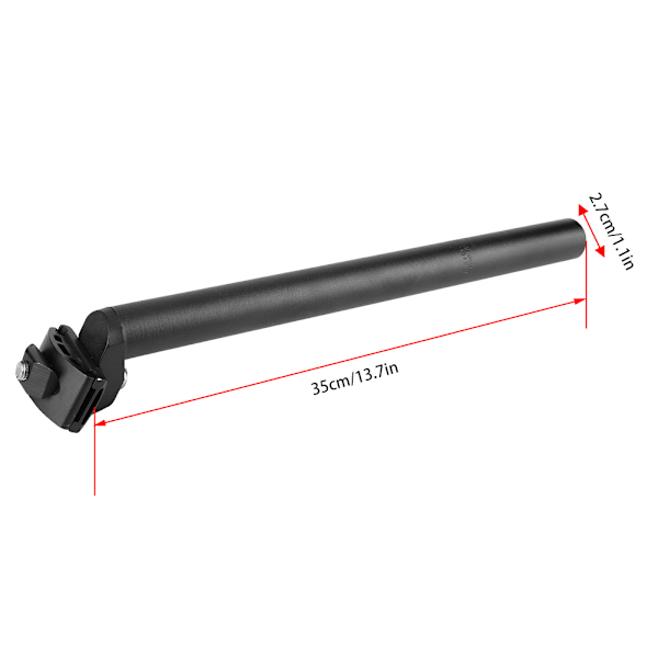 Lättvikts aluminiumlegering cykelsadelstolpe sadelrör för mountainbike (27,2 * 350 mm)