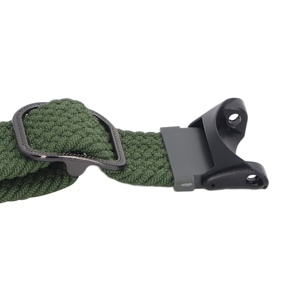 Nylonvävd Klockarmband Justerbart Tvättbart Andningsbart Lättviktigt Nylonflätat Klockarmbandsbyte för Suunto Ambit OD Grön