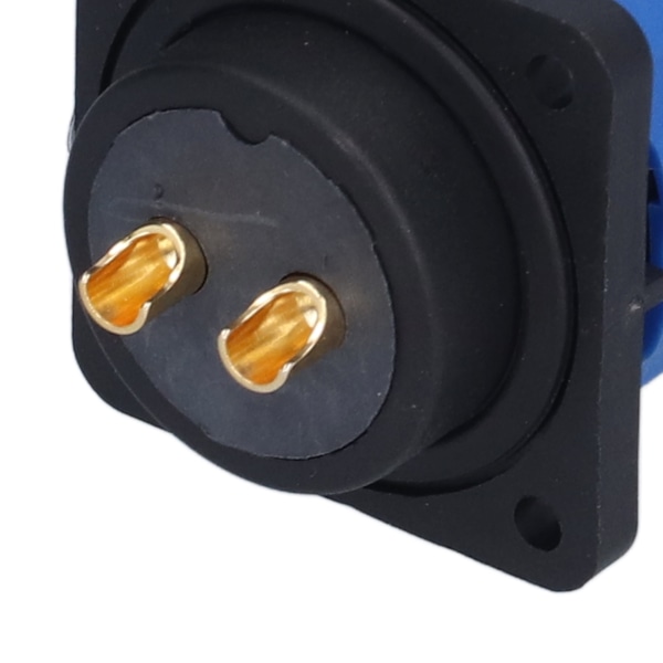 Vattentät kontakt fyrkantig 4 hål IP68 Aviation Power Socket 380V 45A för kabeltråd SP282 stift