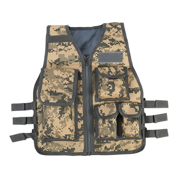 Nylon Molle Plate Carrier Armor Vest för barn för CS-spel (ACU)
