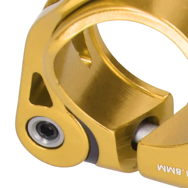 2 st C73 Aluminiumlegering 31,8 MM Snabbkoppling Sadelstolpe Klämma Cykelrörsklämma Guld