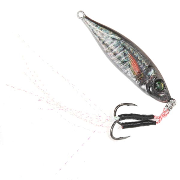 21g 3D-utskrift simuleringsjärnplatta lockbete konstgjort fiskebete med krok för tonfisk marlin wajo segelfisk tonfisk modell 2