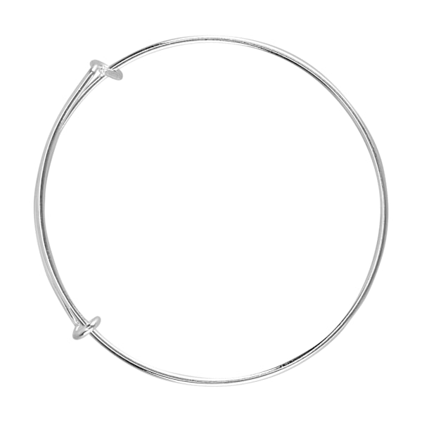20PCS rostfritt stål AntiRost Expanderbar Armband Justerbar DIY Handgjord Silver Armband