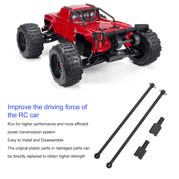 182mm CVD Drivaxel Differentialkoppar för ARRMA 1/5 Outcast Kraton 8s RC Bil Uppgraderingsdelar