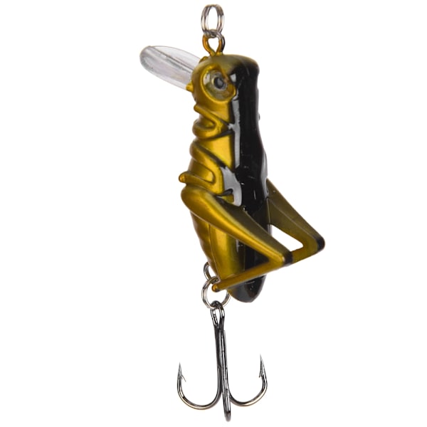 5 st Cricket Grasshopper Bait Insect Fish Lure Set med skarp trekrok fiskeredskap