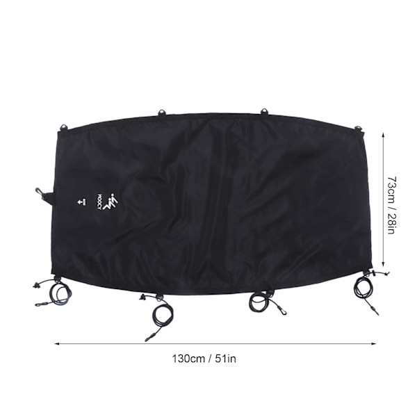 Kayak Cockpit Drape Cover Vattentät Cockpit Cover Kayak Kanot Cockpit Tillbehör för Båtsport S