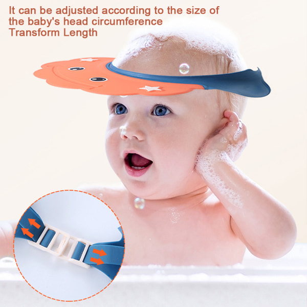 Baby shower cap för barn badvisir cap för toddler